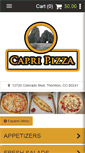 Mobile Screenshot of capripizzathornton.com